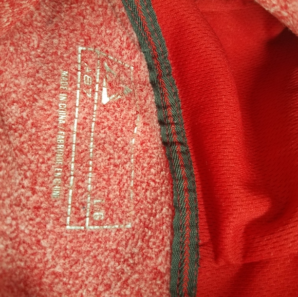 Aeropostle A87 Red Colorblock Hoodie Sweater - Picture 4 of 7